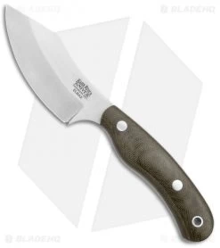 Bark River JX6 Companion Fixed Blade Knife Green Canvas Micarta (3.5" Elmax)