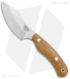 Bark River JX6 Companion Fixed Blade Knife Natural Canvas Micarta (3.5" Elmax)