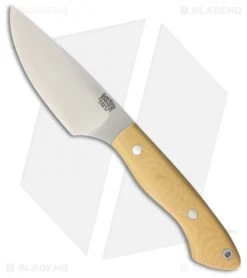 Bark River Kalahari Bushman II Fixed Blade Antique Ivory Micarta (4.25" Satin)