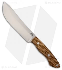 Bark River Kalahari II Fixed Blade Knife Bocote Wood (6.875" Satin)