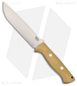 Bark River Knives Bravo 1.5 Fixed Blade Knife Antique Ivory Micarta (5.75" A2)
