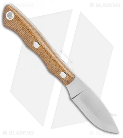 Bark River Micro Canadian S45VN Fixed Blade Knife Natural Micarta (2.1" Satin) - Image 2