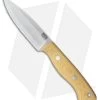 Bark River Mini Aurora Fixed Blade Knife Antique Ivory Micarta (3.675" Satin)
