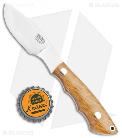 Bark River Mini Canadian Fixed Blade Knife Natural Micarta (2.1" Satin 3V) - Image 4