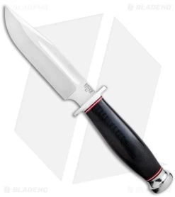 Bark River Teddy Fixed Blade Knife Black Canvas Micarta (6.25" Satin)