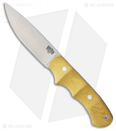 Bark River Trakker Companion Fixed Blade Antique Ivory Micarta (4.125" Satin)