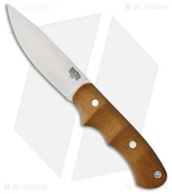 Bark River Trakker Companion Fixed Blade Natural Canvas Micarta (4.125" Satin)