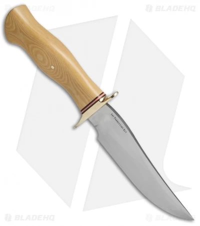Bark River Vest Pocket Bowie D Fixed Blade Knife Ivory Micarta (5.375" Satin) - Image 2