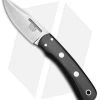 Bark River Essential Fixed Blade Knife Black Canvas Micarta (2.75" M4)