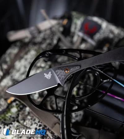 Benchmade Altitude Fixed Blade Knife (3" Black) 15200DLC - Image 5