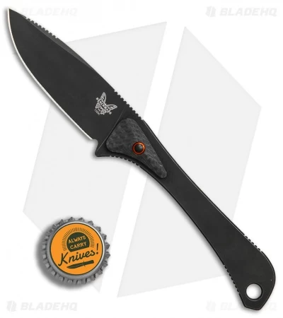 Benchmade Altitude Fixed Blade Knife (3" Black) 15200DLC - Image 4