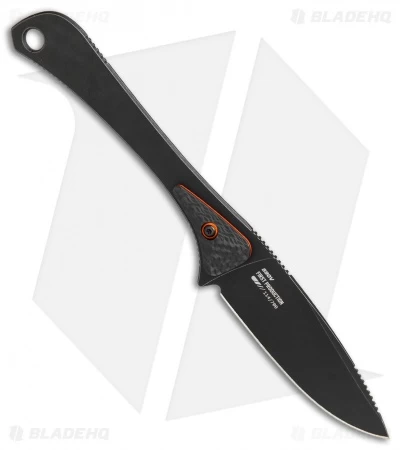 Benchmade Altitude Fixed Blade Knife (3" Black) 15200DLC - Image 2