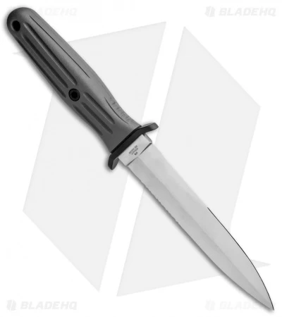 Boker Applegate-Fairbairn Vintage Combat Knife Gray (6" Satin Serr) 123543 - Image 2