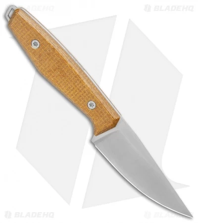 Boker Daily Knives AK1 Fixed Blade Knife Mustard Micarta (3" Satin) 120502 - Image 2