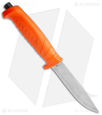Boker Magnum Knivgar Hunting Fixed Blade Knife Orange Polymer (4.1" Satin) - Image 2