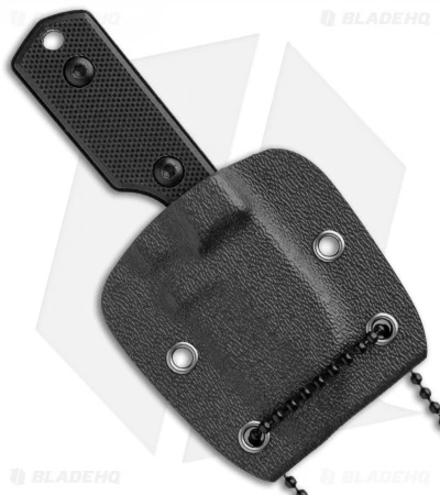 Boker Magnum Neck Santoku Fixed Blade Knife (1.625" Black) 02MB203 - Image 3