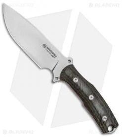 Boker Magnum Vox 2021 Collection Fixed Blade Knife Black Micarta (5.3" Satin)