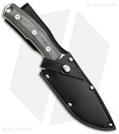 Boker Magnum Vox 2021 Collection Fixed Blade Knife Black Micarta (5.3" Satin) - Image 3
