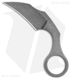 Boker Plus Bad Moon Karambit Fixed Blade Knife (2.4" Gray Stonewash) 02BO078