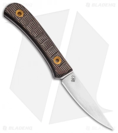 Boker Plus Bark Beetle Fixed Blade Knife Brown Micarta (3.62" Satin) - Image 2