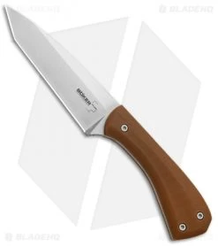 Boker Plus GoBag Fixed Blade Knife Brown G-10 (3.6" Satin) 02BO009