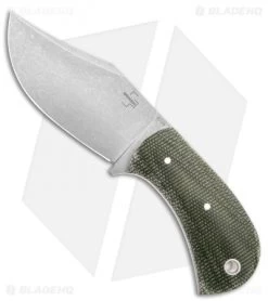Boker Plus Mad Man Fixed Blade Green Micarta (3.31" D2 Stonewashed)