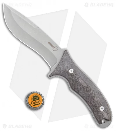 Boker Plus Orca Gen 2 Pro Fixed Blade Gray Micarta (3.375" Satin) 02BO015 - Image 4