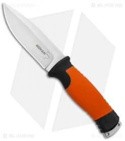 Boker Plus Outdoorsman Fixed Blade Knife Orange (4.6" Satin) 02BO014