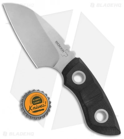 Boker Plus Voxnaes PryMate Pro Fixed Blade Knife Micarta (2.95" Satin) 02BO016 - Image 4