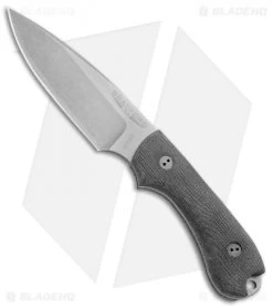 Bradford Knives Guardian3 Knife 3D Black Micarta (3.5" False Edge/SW)