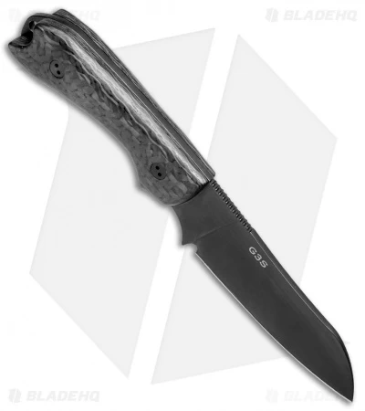 Bradford Knives Guardian3 Fixed Blade 3D Carbon Fiber (Sheepsfoot/M390/DLC) - Image 2