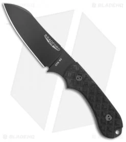Bradford Guardian3 Sheepsfoot Fixed Blade Knife Black G-10 (3.5" DLC M4)