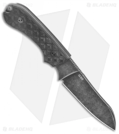 Bradford Guardian3 Sheepsfoot Fixed Blade Knife Black G-10 (3.5" Nimbus M4) - Image 2