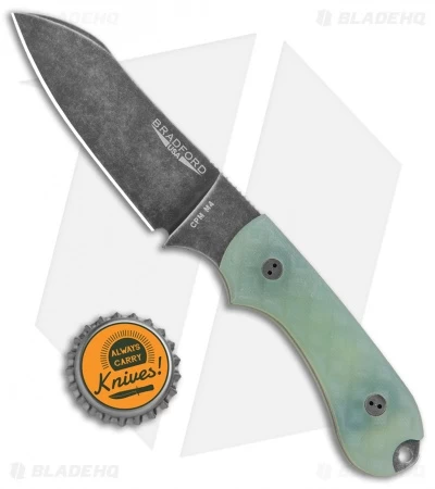 Bradford Guardian3 Sheepsfoot Fixed Blade Knife Ghost G-10 (3.5" Nimbus M4) - Image 5