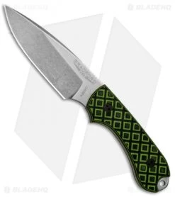 Bradford Knives Guardian3 Knife Toxic Green/Black G-10 (3.5" False Edge/N690/SW)