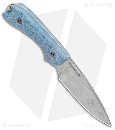 Bradford Knives Guardian3 Fixed Blade 3D Blue TeroTuf (Nitro-V/False Edge/SW) - Image 2
