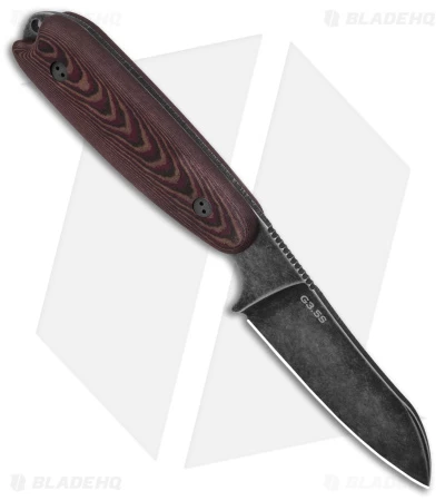 Bradford Knives Guardian3.5 Knife 3D Chocolate/Red Richlite (Sheepsfoot/Nimbus) - Image 2