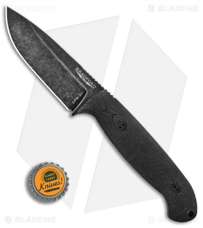 Bradford Knives Guardian4.5 Fixed Blade 3D Black Micarta (4" Sabre Nimbus) - Image 4
