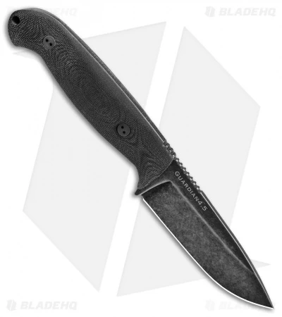 Bradford Knives Guardian4.5 Fixed Blade 3D Black Micarta (4" Sabre Nimbus) - Image 2