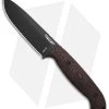Bradford Knives Guardian5.5 Fixed Blade 3D Chocolate/Red Richlite (5" Black)
