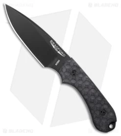 Bradford Knives Guardian3 Knife Black G-10 (3.5" False Edge DLC M390)