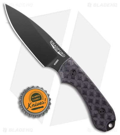 Bradford Knives Guardian3 Knife Black G-10 (3.5" Sabre DLC M390) - Image 4