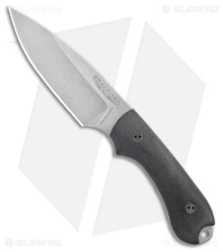 Bradford Knives Guardian3 Fixed Blade Knife Black Micarta (3.5" SW MagnaCut)