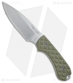 Bradford Knives Guardian3 Fixed Blade Knife OD Green (3.5" False Edge Stonewash)