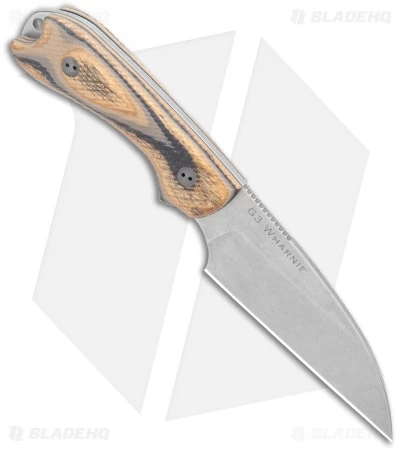 Bradford Knives Guardian3 Wharncliffe Knife 3D G-Wood G-10 (3.625" Stonewash) - Image 2