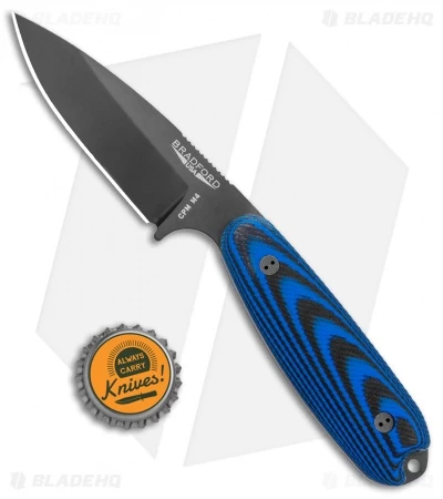 Bradford Knives Guardian3.5 Fixed Blade 3D Black/Blue (3.75" DLC M4) - Image 5
