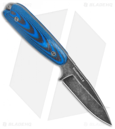 Bradford Knives Guardian3.5 Fixed Blade 3D Black/Blue (3.75" Nimbus M4) - Image 2