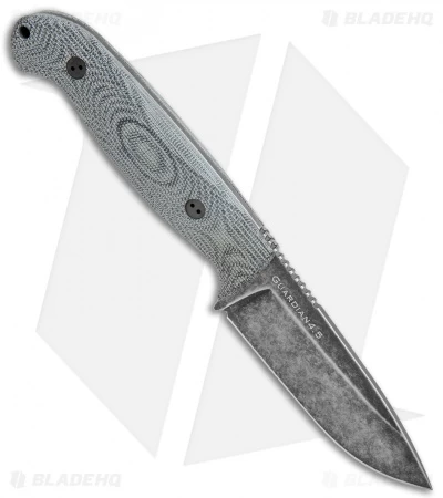 Bradford Knives Guardian 4.5 Fixed Blade 3D Black Micarta (4" Sabre Nimbus ) - Image 2