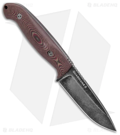 Bradford Knives Guardian4.5 Fixed Blade Knife 3D Red Richlite (4" Nimbus) - Image 2