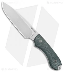 Bradford Knives Guardian5 Fixed Blade Knife 3D Black Micarta (5.5" Stonewash 3V)